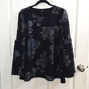 ALFANI Tiered Sleeve Blouse